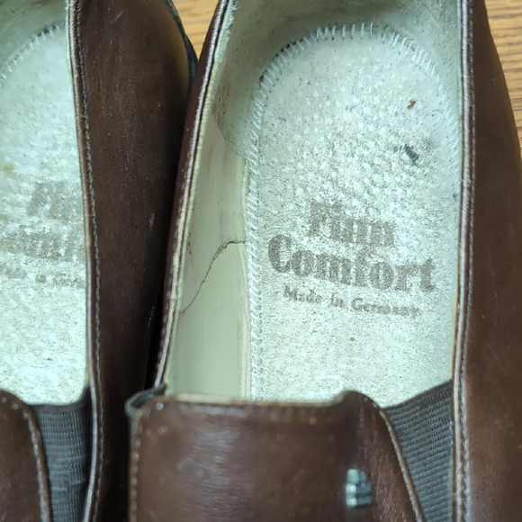 Finn Comfort Brown Leather Men's Slip-on Loafers - Picture 2 of 11